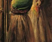 约瑟夫柔德芬代坎普 - Girl with a Green Shawl